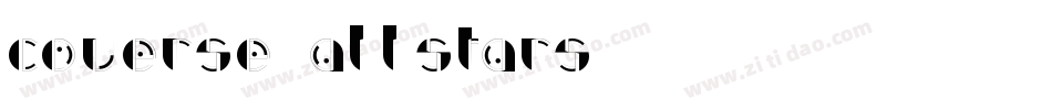 Coverse Allstars字体转换